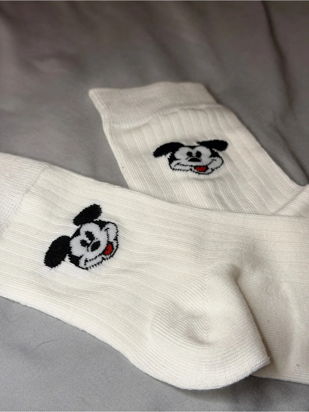 Disney Mickey Mouse White Crew Socks | NEVER WORN